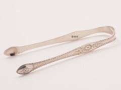 19th Century William IV Silver Sugar Tongs, London, 1830