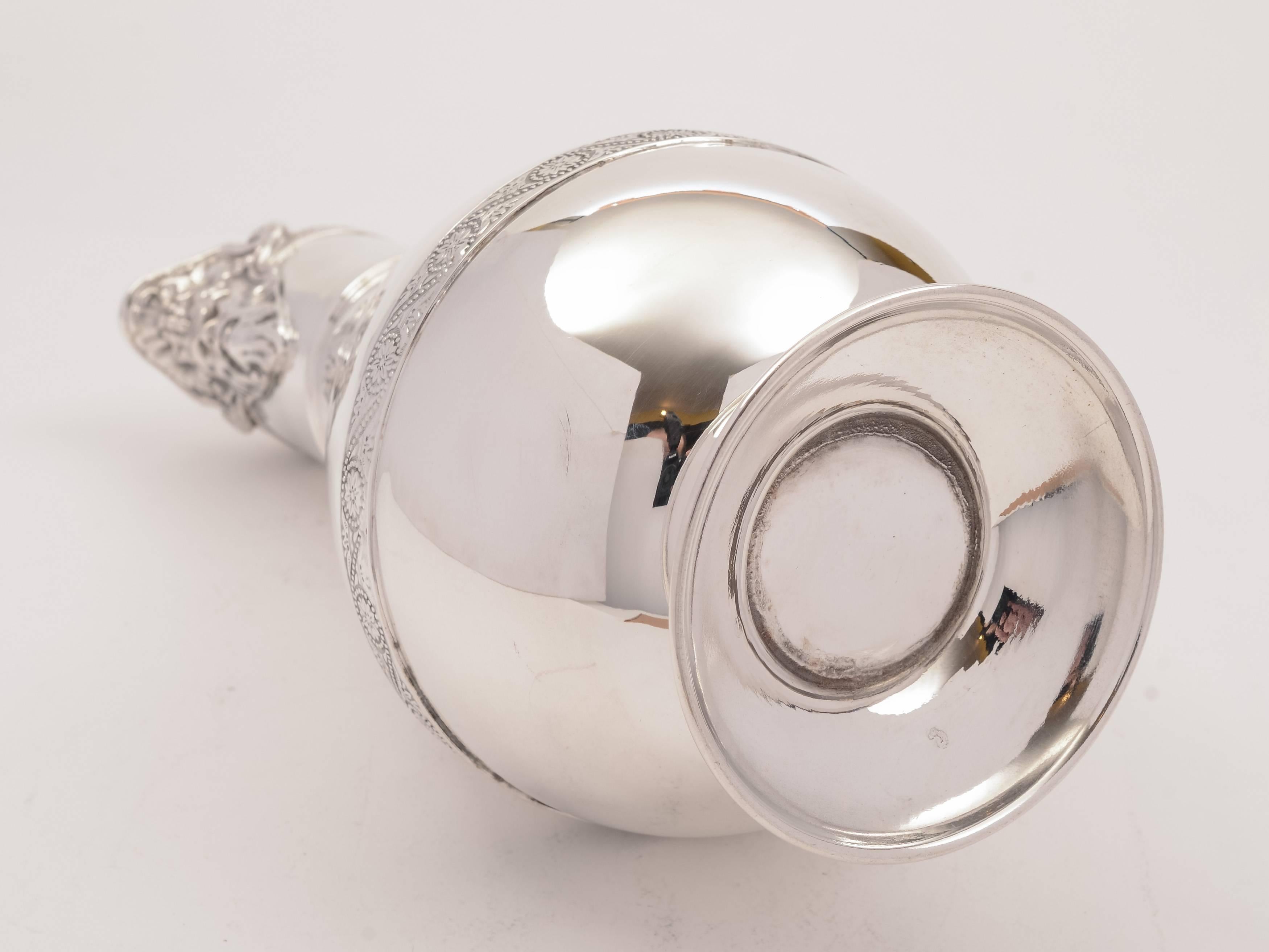 British 20th Century Silver Plated Claret Jug