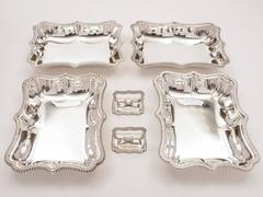 Pair of 19th Century Victorian Silver Plated Entree Dishes