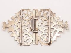 19th Century Victorian Silver Nurse's Buckle