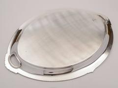 20th Century Edwardian Silver Plated Serving Tray