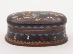 20th Century Edwardian Cloisonné Vesta Box