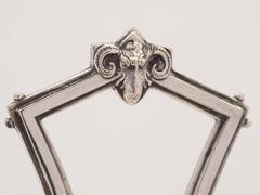 19th Century Victorian Cream and Sugar in Silver Plated Stand