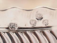 Cased Pair of 19th Century Victorian Silver Napkin Rings