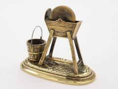 19th Century Victorian Novelty Brass Vesta