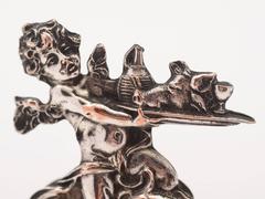 19th Century Victorian Silver Plated Menu Holder, circa 1860