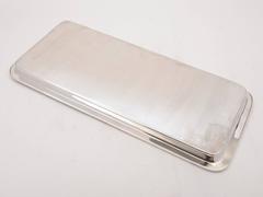 20th Century Art Deco Oblong Silver Plated Serving Tray, circa 1930