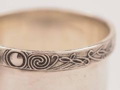 Pair of 20th Century Silver Napkin Rings, Birmingham, 1939