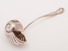 Edwardian Silver Plated Nautilus Shell Sugar Sifter, circa 1905