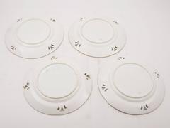 Set of Four 19th Century Victorian Dessert Plates, circa 1890