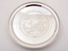 19th Century Victorian Salver in Chinoiserie Style, circa 1890
