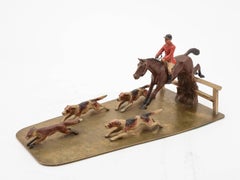 European Hunting Desk Ornament, circa 1900