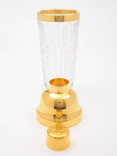 Vintage Val St Lambert Cocktail Shaker, circa 1980