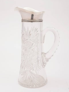 American Silver Topped Jug or Pitcher, 1905
