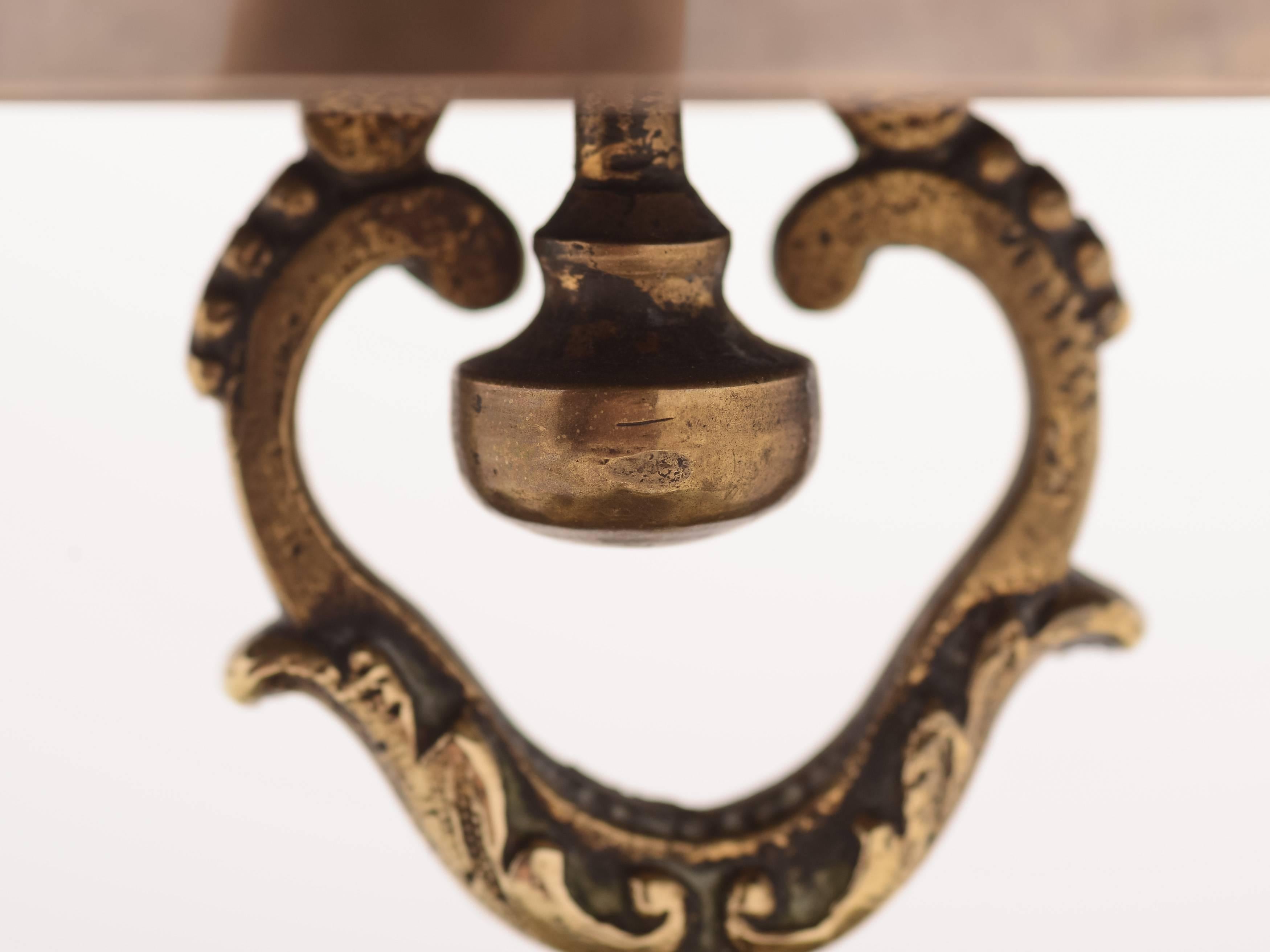 European Victorian Brass and Bronze Counter Bell, circa 1890