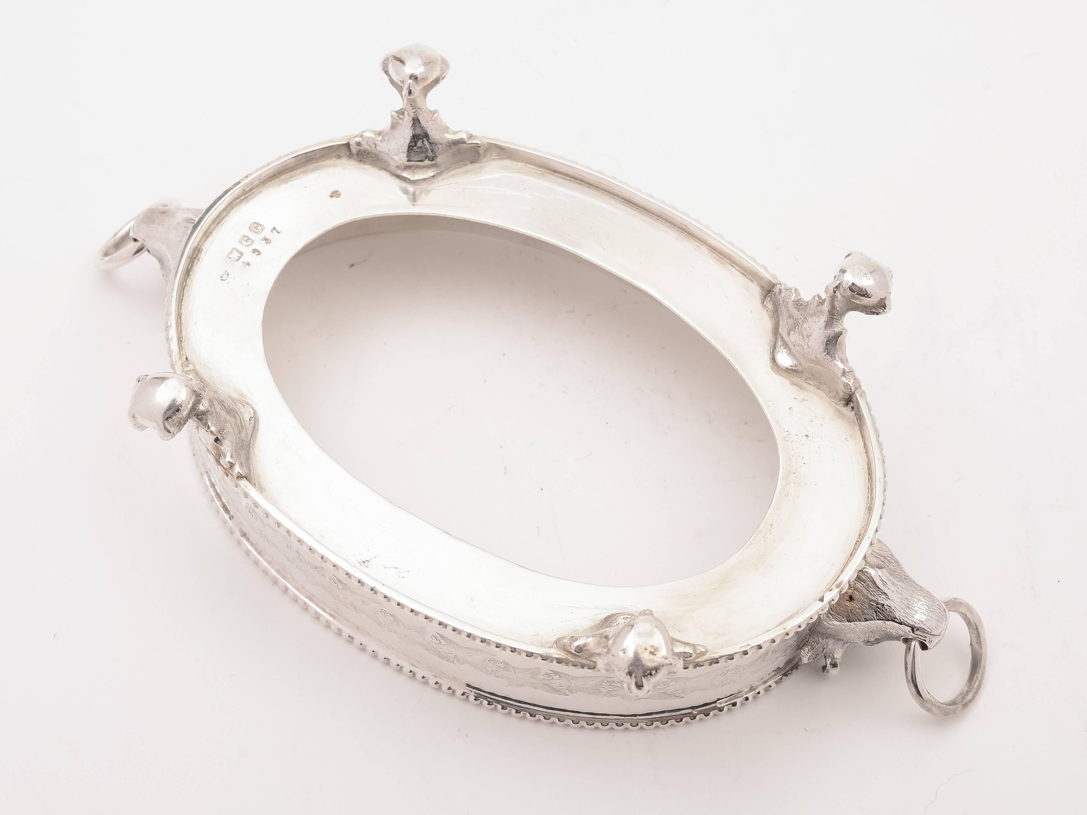Late 19th Century Victorian Silver Plated Butter Dish, circa 1890