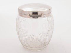 Victorian Cut-Glass Biscuit Box, circa 1890