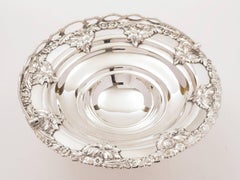 Victorian Silver Cake Plated Basket, circa 1890