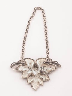 Victorian Silver Rum Decanter Label, London, 1837