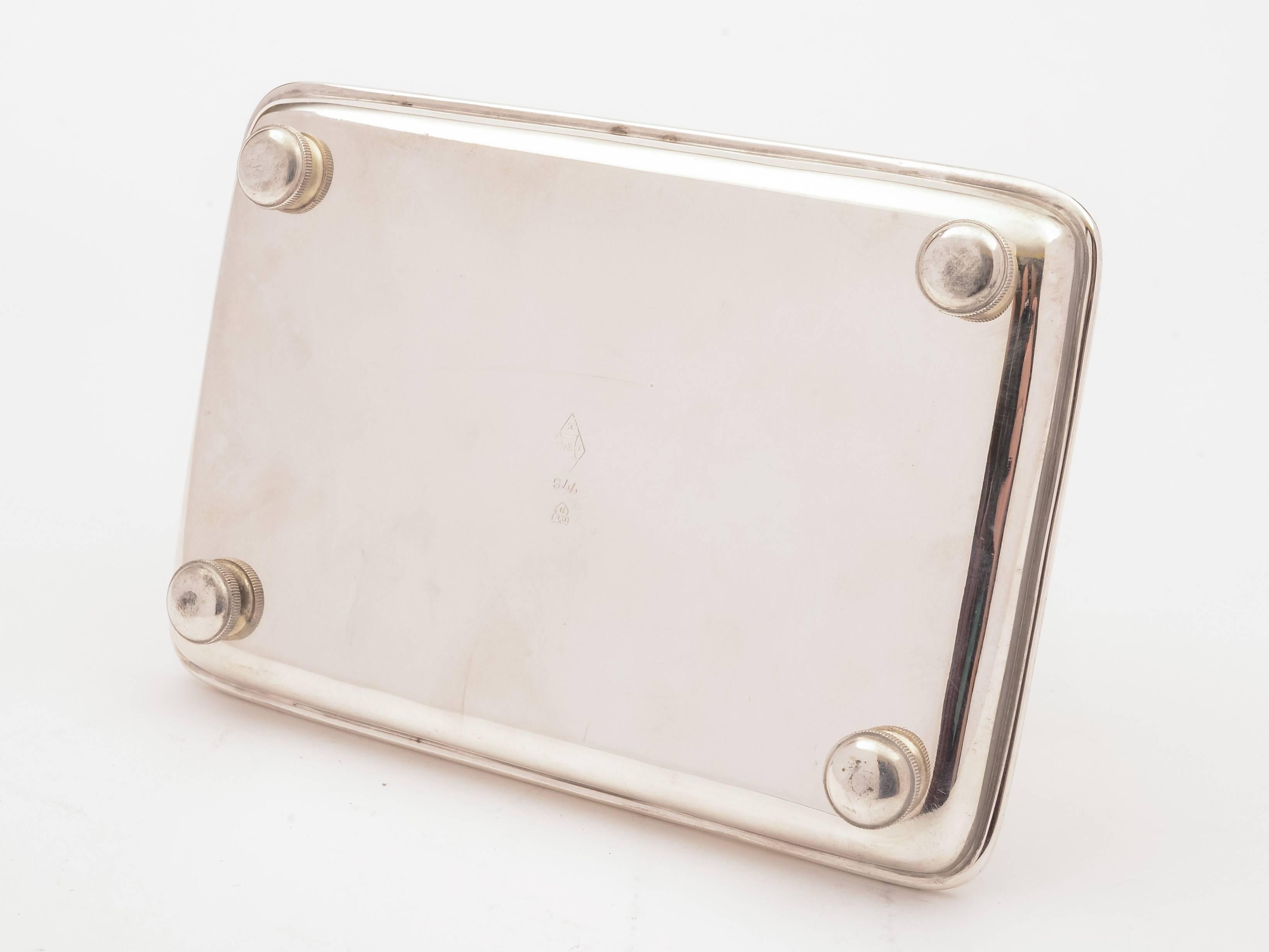European Victorian Silver Plated Toast Rack, May 1881 For Sale