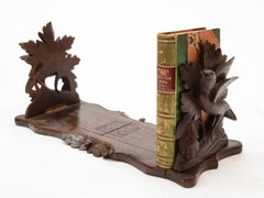 Black Forest Carved Book Rack, circa 1900