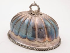 Victorian Silver Plated Meat Cover, circa 1880