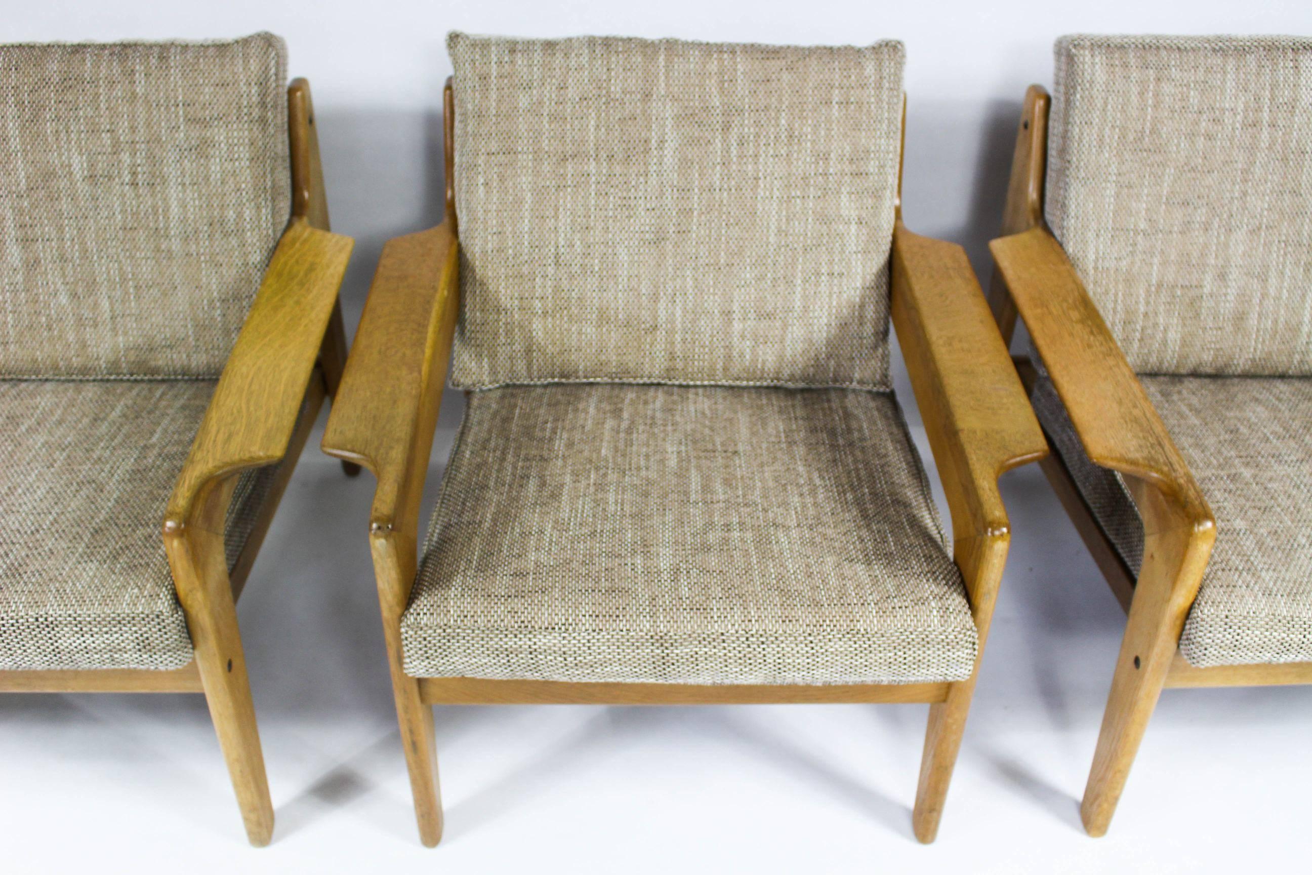 Mid-Century Modern Vintage Danish Lounge Chair by Arne Wahl Iversen for Komfort 1960s For Sale