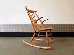 IW3 Rocking Chair by Illum Wikkelsø for Niels Nilersen, 1950s