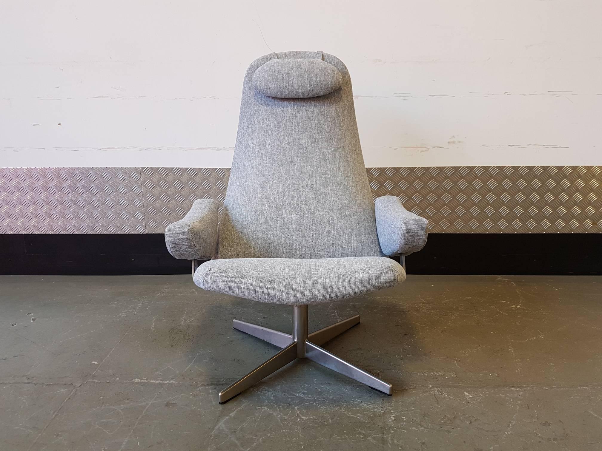 1960s Contourette Lounge Chair by Alf Svensson for DUX For Sale 1