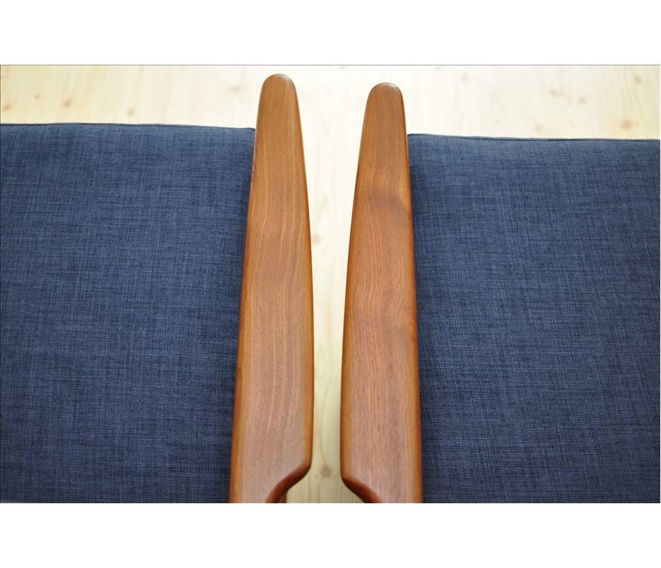 20th Century Midcentury Danish Teak Wood Armchairs, 1960s For Sale