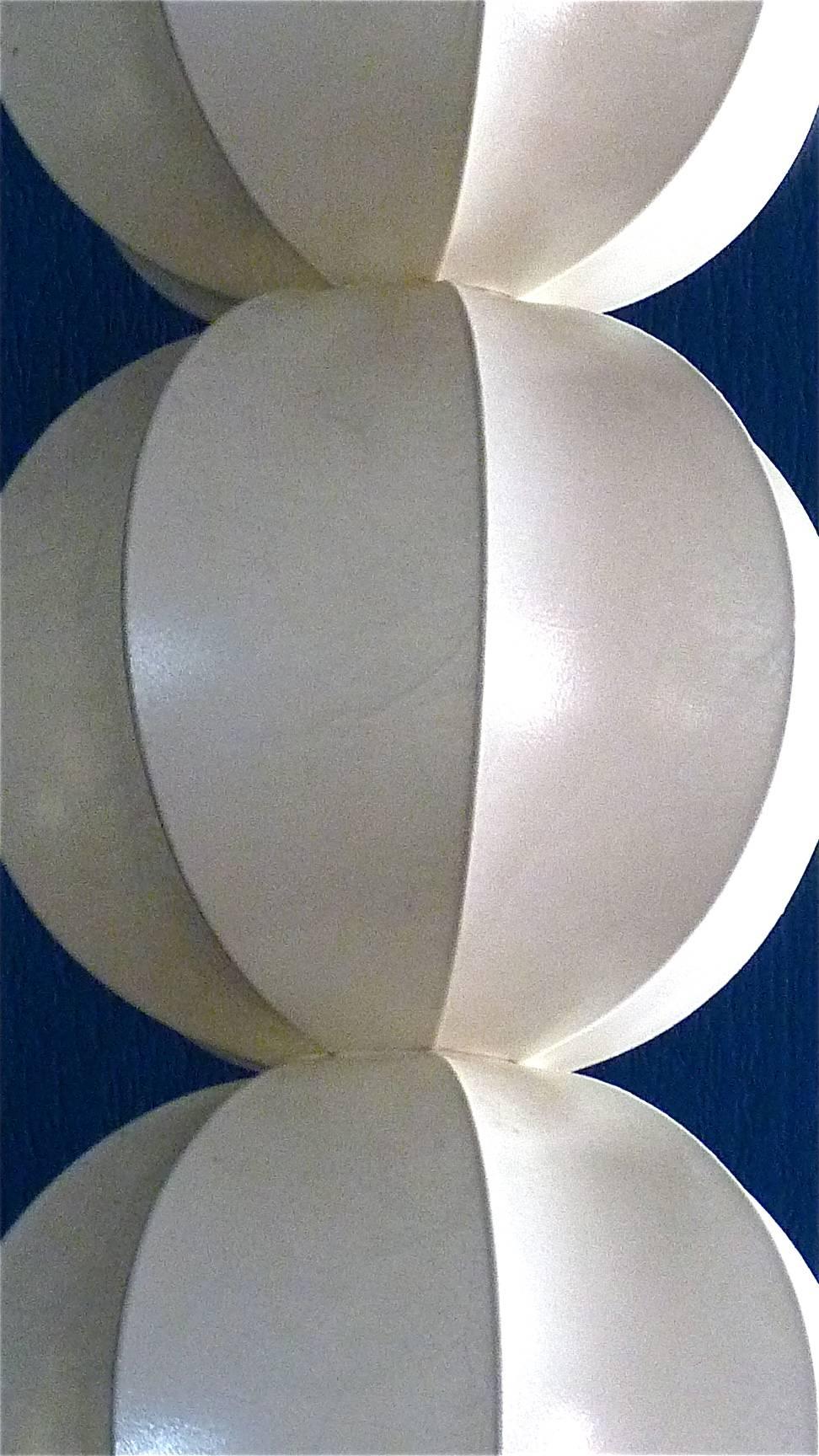 Sculptural Pop Op Art Triple Cocoon 1950s Lamp Italian Light Castiglioni Flos 1
