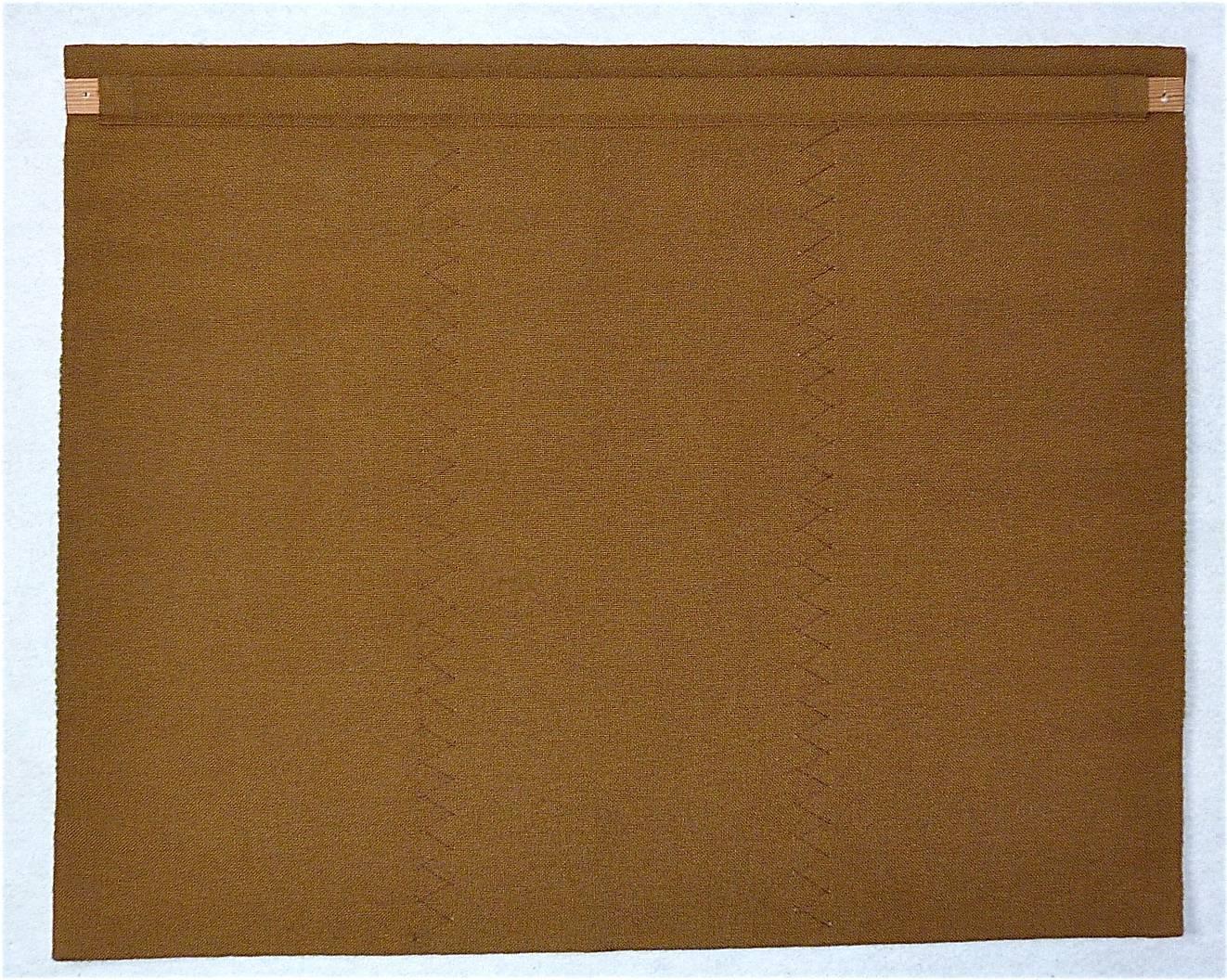 Danish Midcentury Wool Carpet Rug Rya Abstract Flat-Weave Green Wall Hanging  2