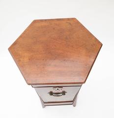 George III Mahogany Octagonal Wine Cooler