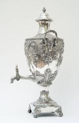 18th Century Silver Tea Urn, 1776, Ffrench of Galway