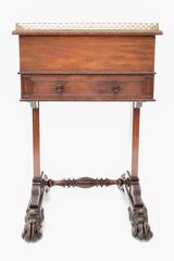 19th Century Mahogany Davenport Attributed Gillows Pedestal Writing Desk