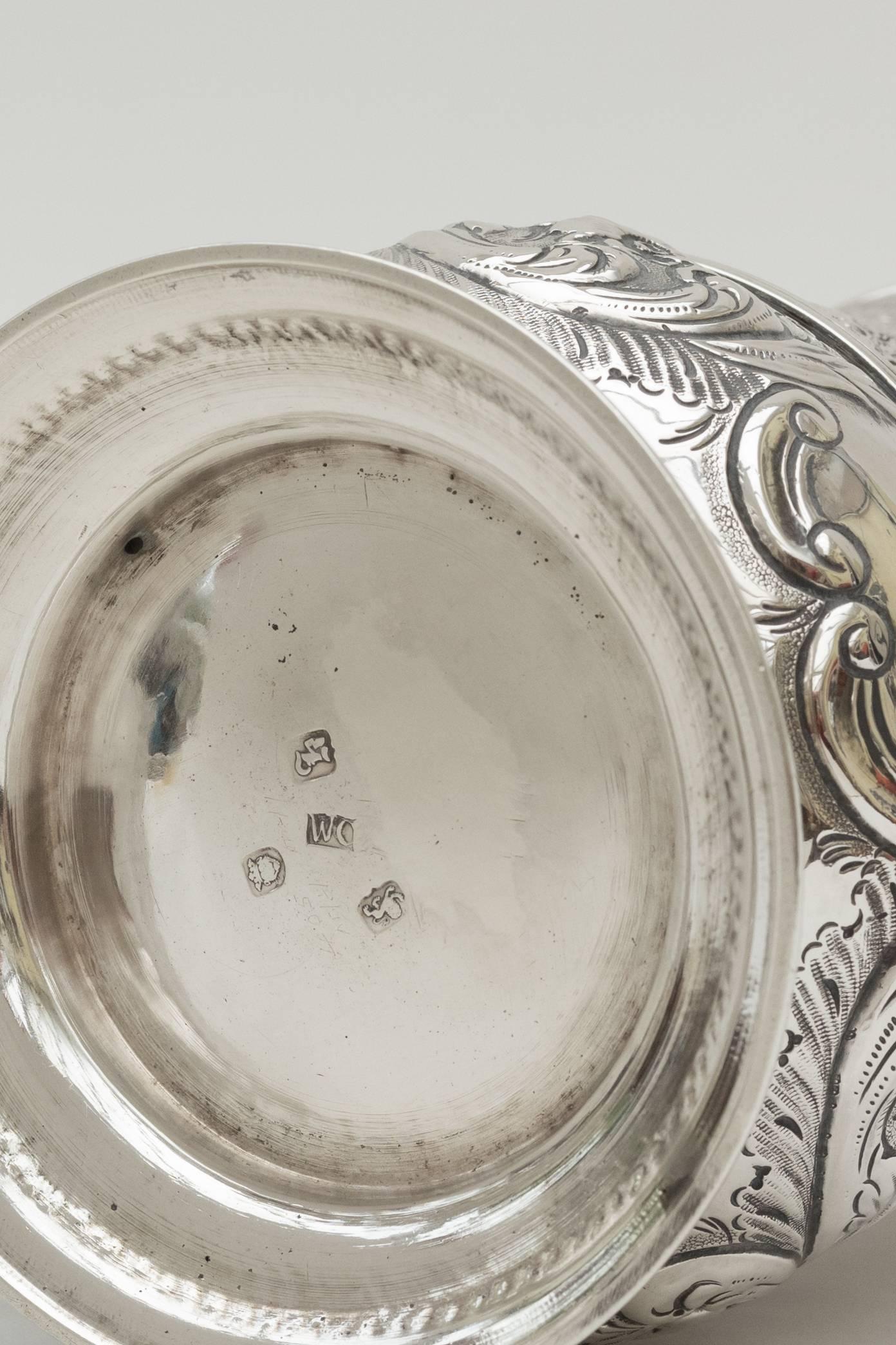 18th Century Silver Tankard William Caldecott, 1765 For Sale 1
