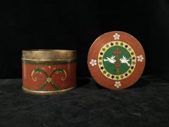 Late 19th Century Chinese Christian Gilt Bronze and Cloisonné Enamels Pyxis