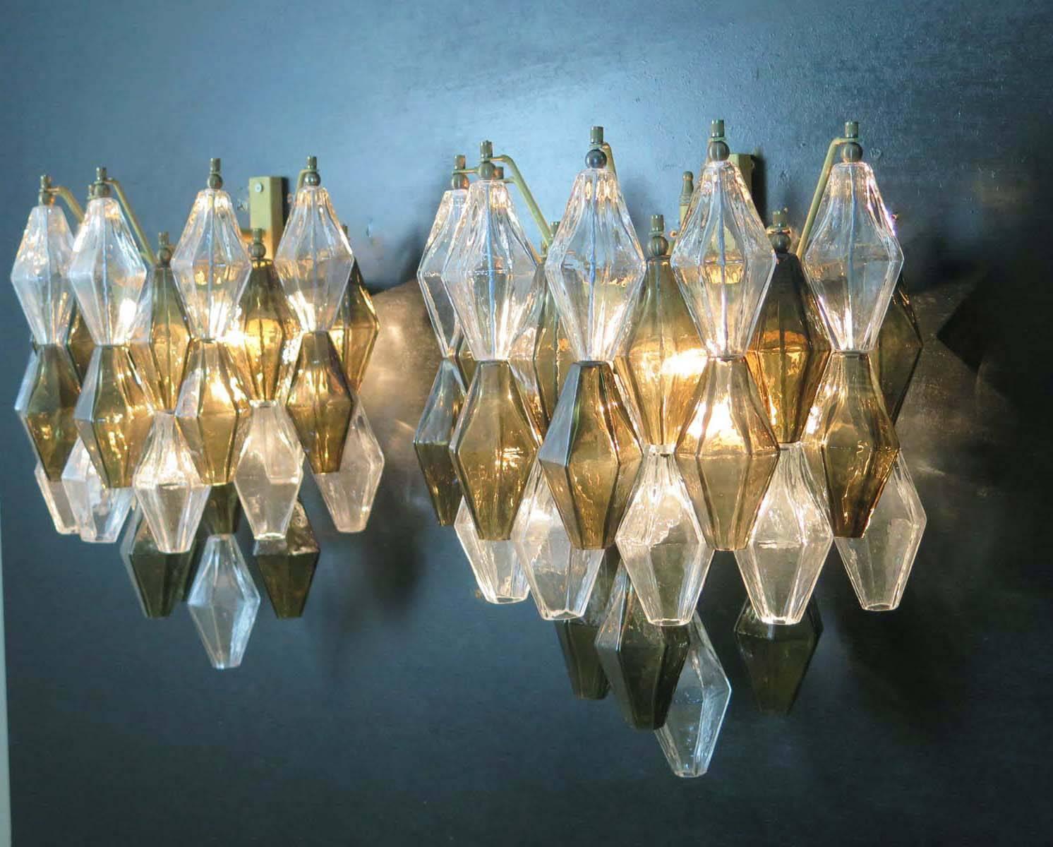 Mid-Century Modern Pair of Sconces Model 