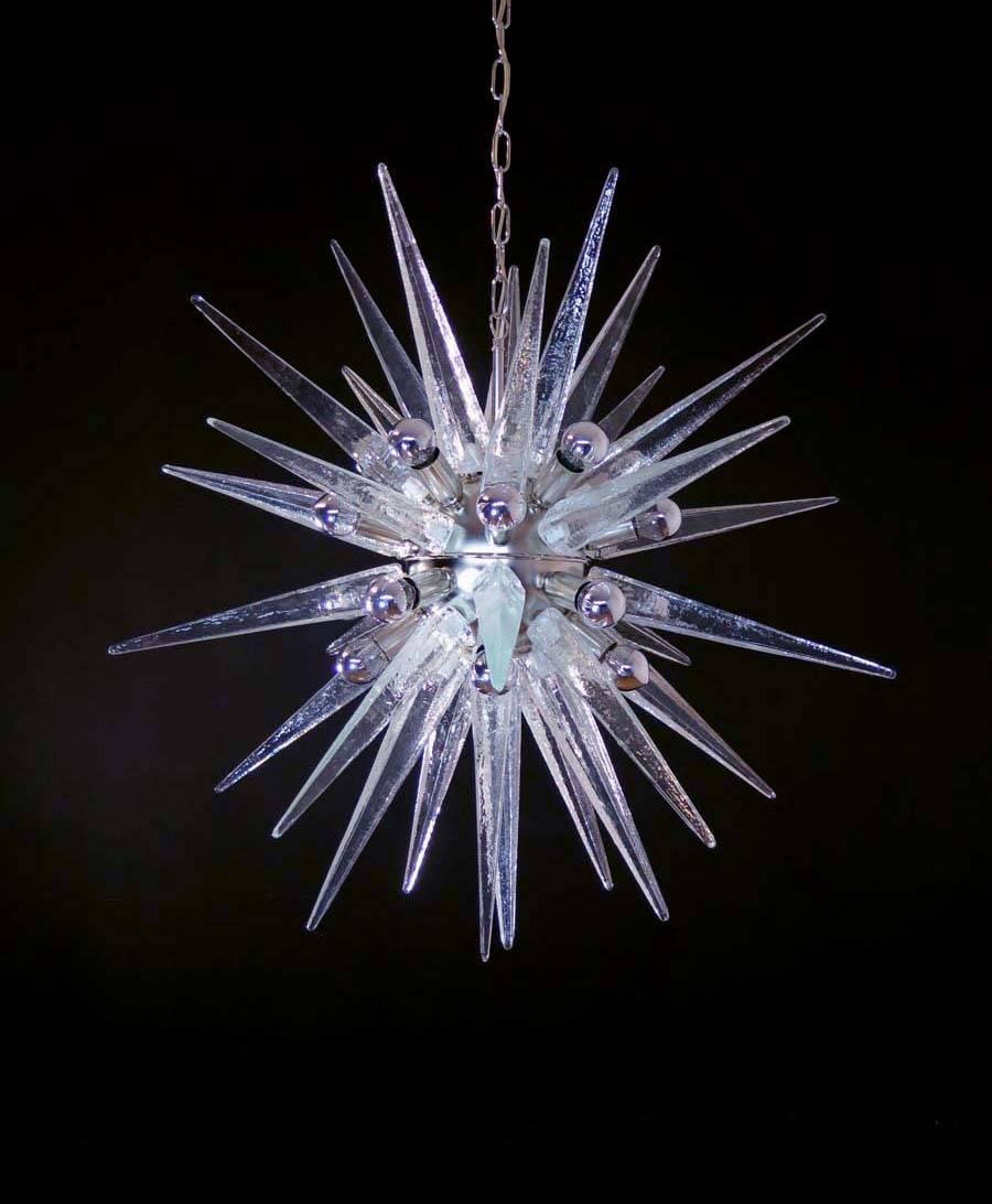 Exceptional Murano Glass Sputnik Chandelier 1