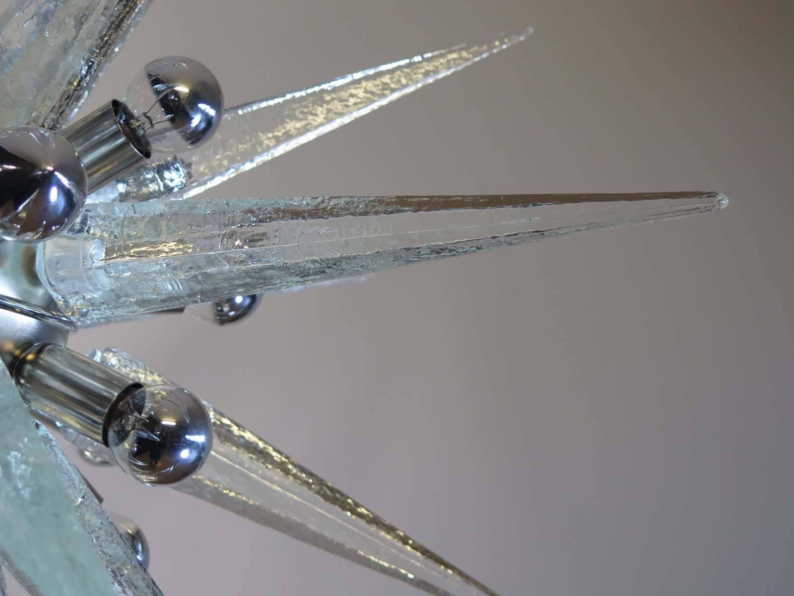 Exceptional Murano Glass Sputnik Chandelier 2