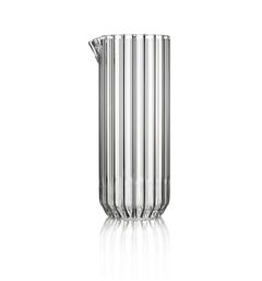 fferrone Contemporary Czech Minimal Carafe Pitcher with Four Collins Glasses Set