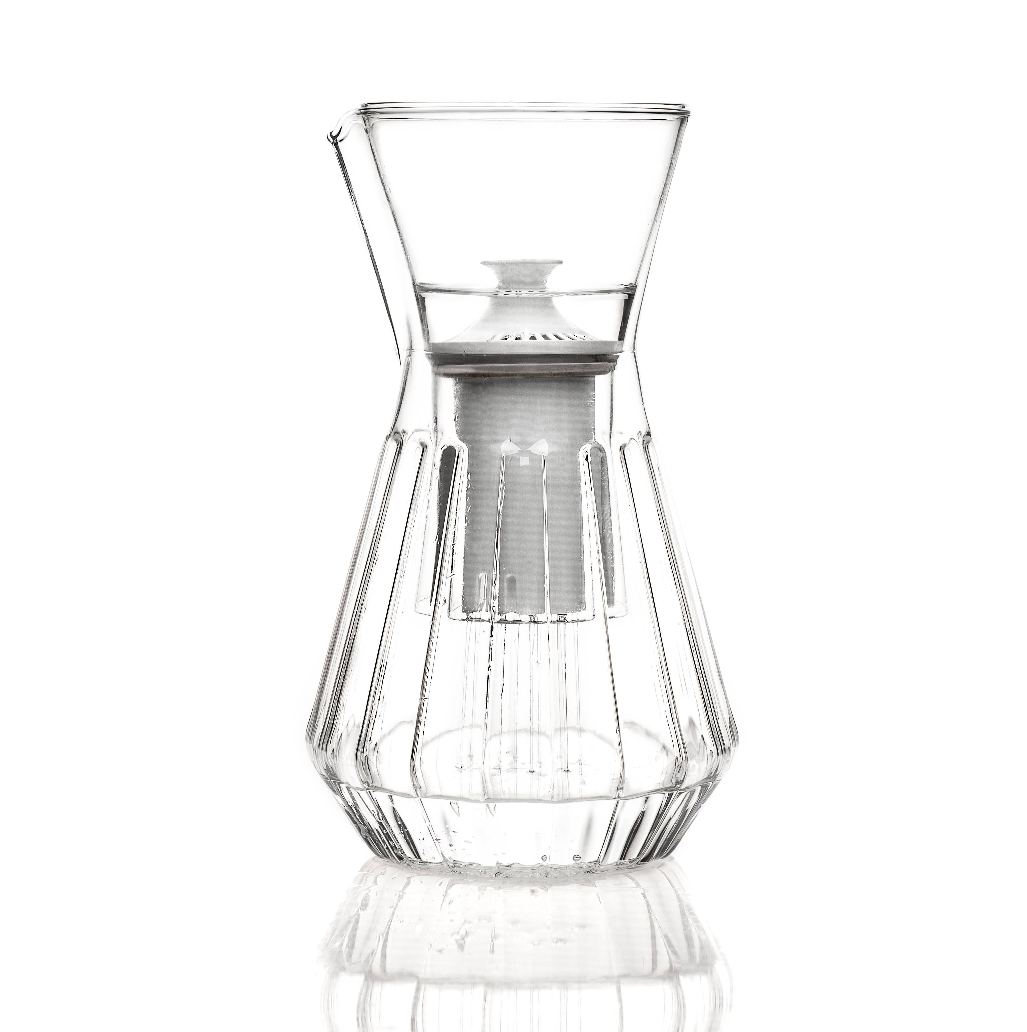 small glass carafe