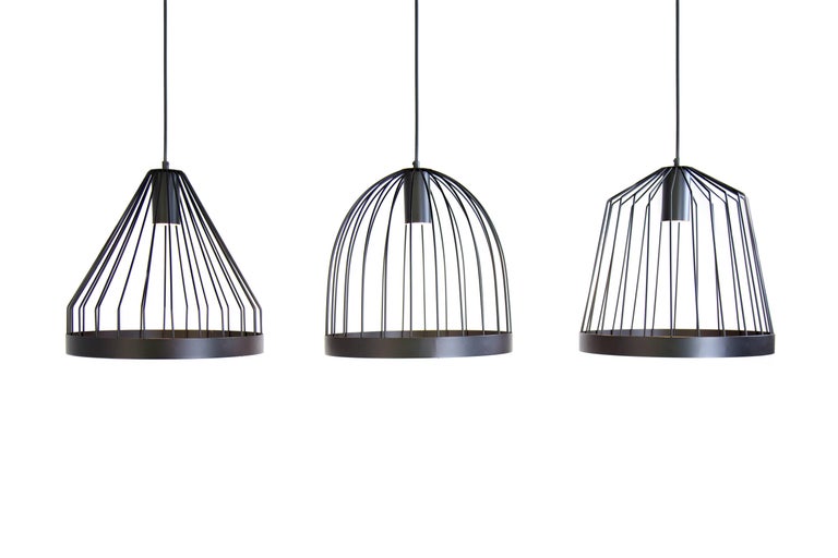 Florentine Bird Cage LED Hanging Pendant Lights UL Contemporary