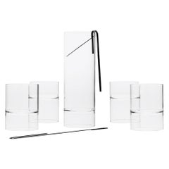FFerrone Revolution Cocktail Mixer Set and Four Rocks-Martini Glasses - In Stock