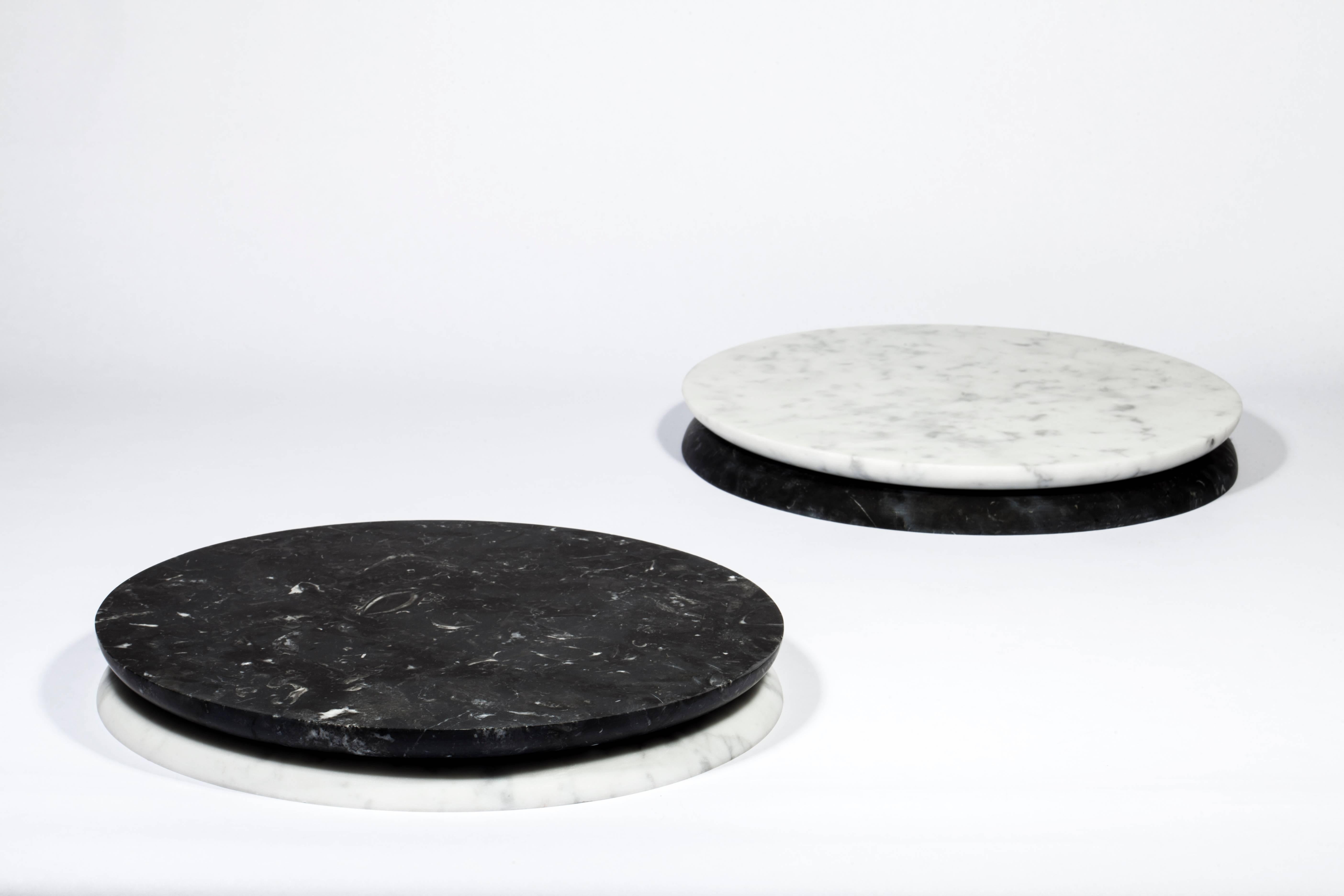 Fferrone Contemporary Handcrafted Italian Marble Serving Tray Board Center Piece (21. Jahrhundert und zeitgenössisch)