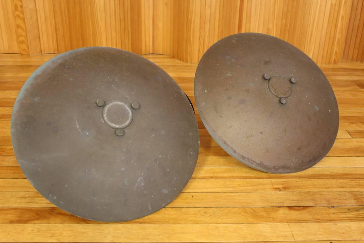 Pair of Poul Henningsen Ph4.5/3 Copper Wall Lights Manufactured by Louis Poulsen In Good Condition In Edinburgh, GB