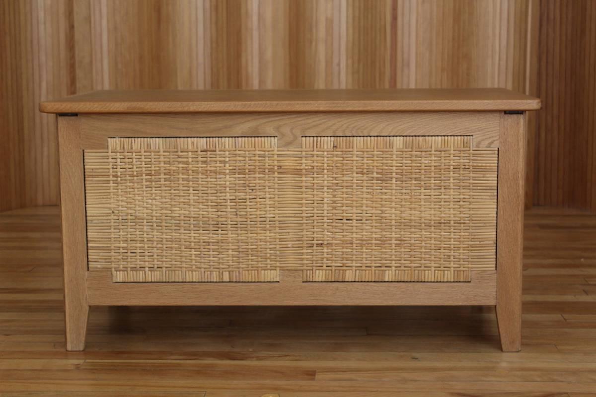 20th Century Stunning Kaj Winding Oak Kist / Blanket Box Model PH52 Poul Hundevad Denmark For Sale