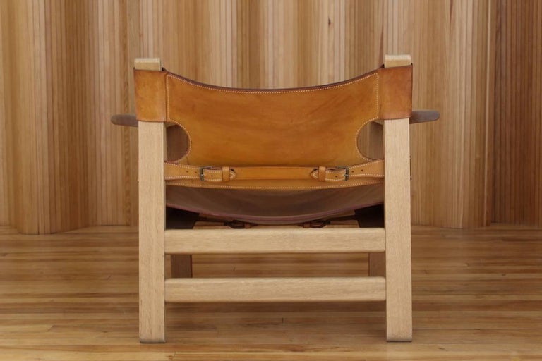 Børge Mogensen 'Spanish' Chair Model 226 Fredericia Stolefabrik, Denmark In Good Condition For Sale In Edinburgh, GB