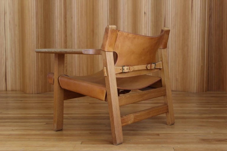 20th Century Borge Mogensen 'Spanish' Chair Model 226 Fredericia Stolefabrik, Denmark For Sale