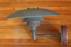 Poul Henningsen PH4.5/3 Copper Outdoor Wall Light, Louis Poulsen, Denmark
